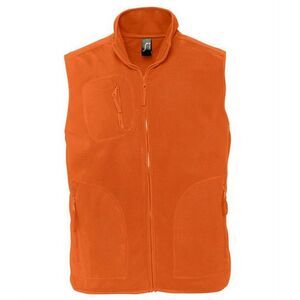 SOLS Unisex Adult Norway Fleece Vest / Orange
